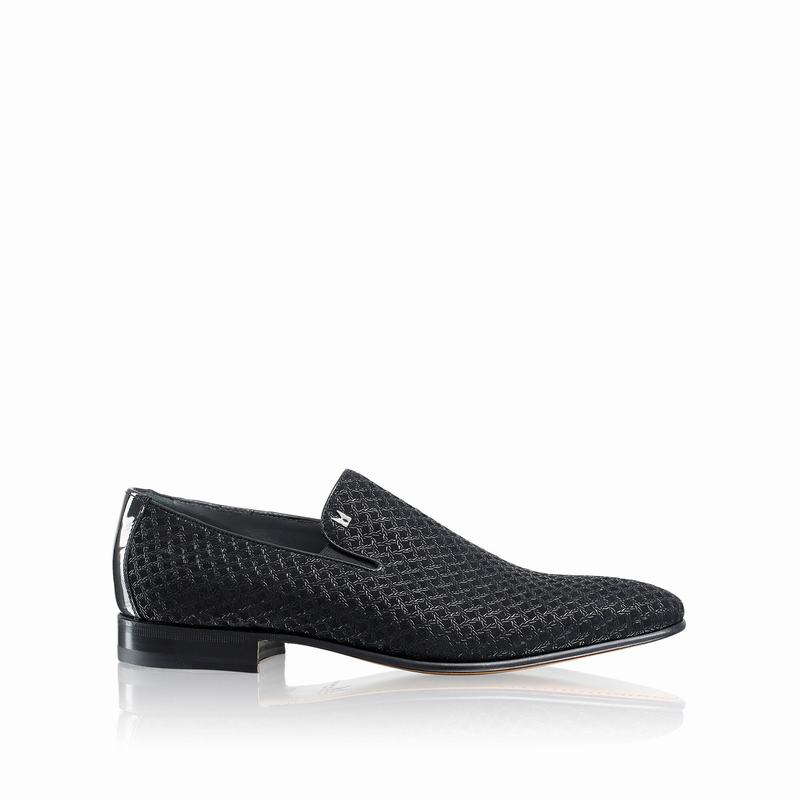 Russell & Bromley Meander Luxury Slip-On Mens Black [KAM6082YR]